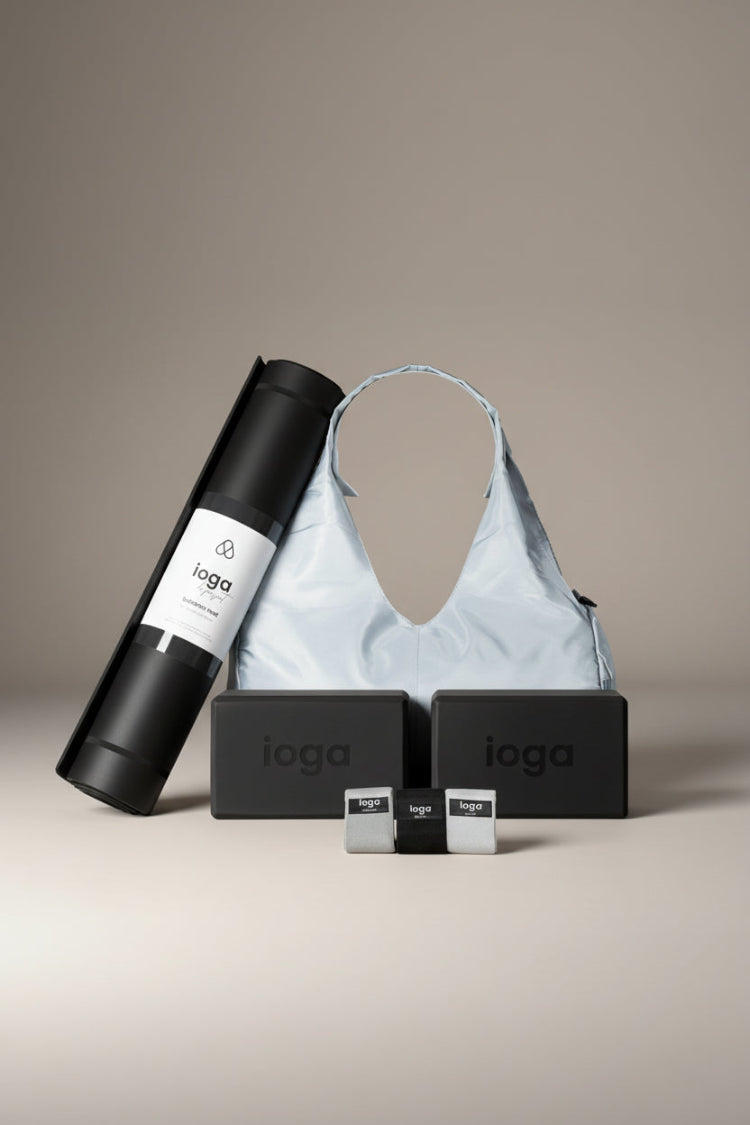 Kit de yoga completo Balance ioga - tapete antideslizante y accesorios - vista frontal
