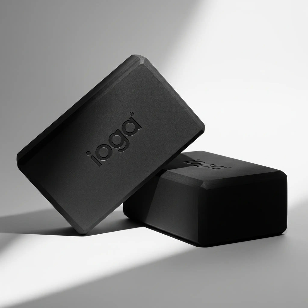 Bloques de yoga ioga - espuma ecológica de alta densidad para alineación - vista frontal