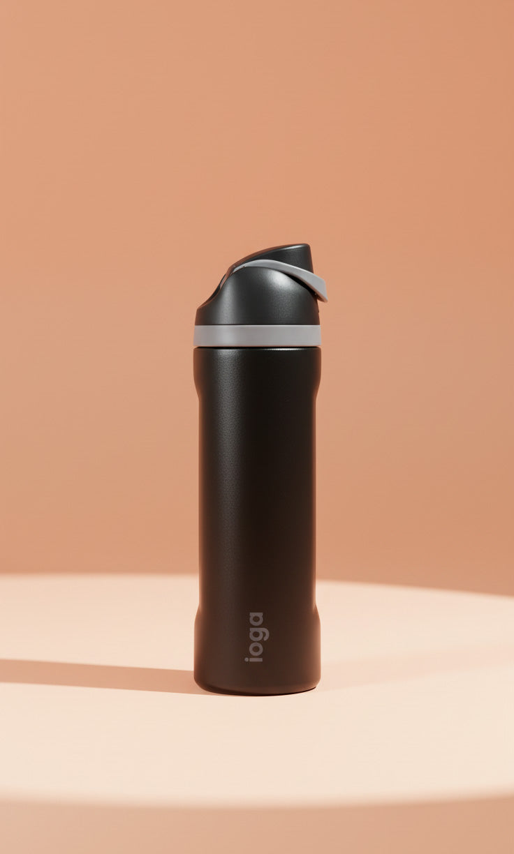 Termo ioga 710 ml – botella de agua térmica de acero inoxidable.