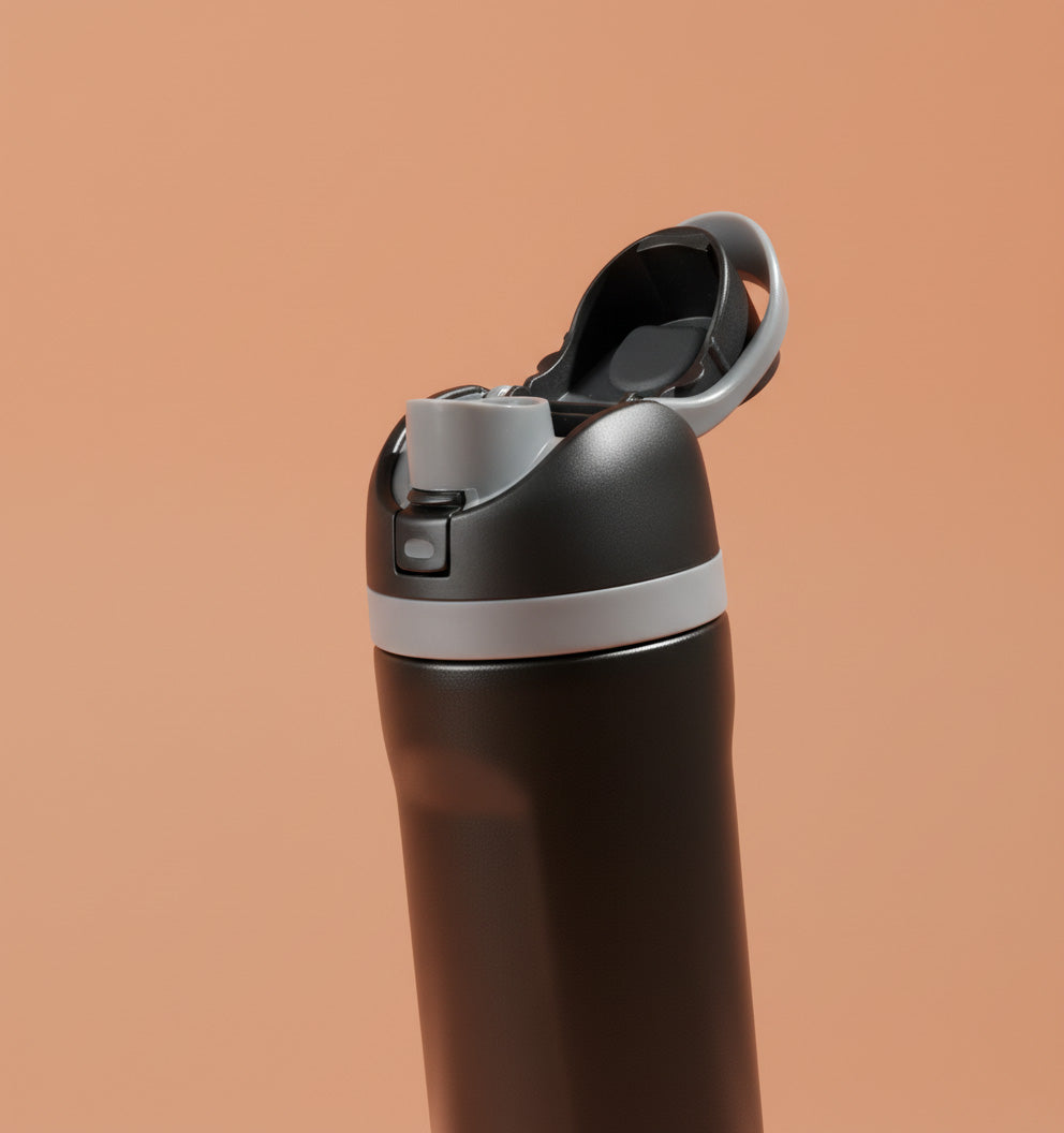 Termo ioga 710 ml – botella de agua térmica de acero inoxidable.