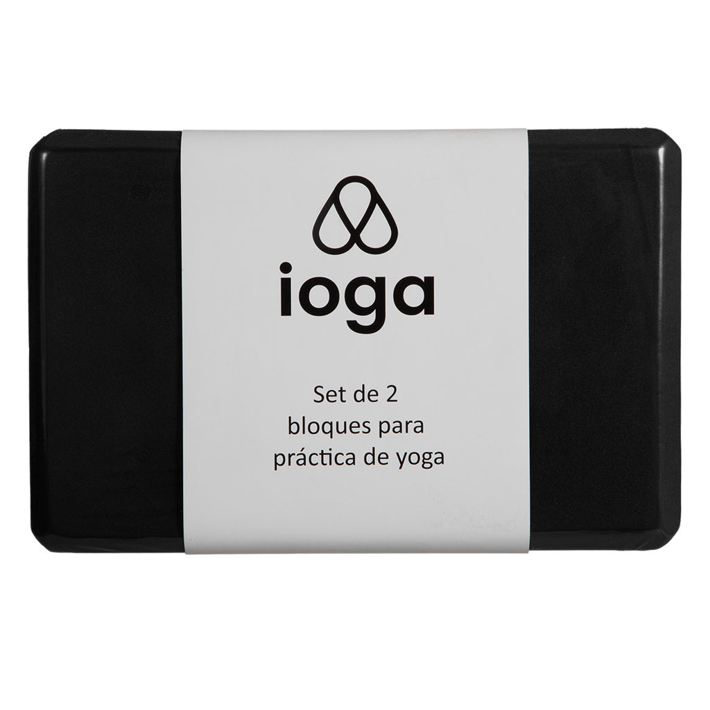 Set de 2 bloques de yoga ioga – soporte y estabilidad premium.
