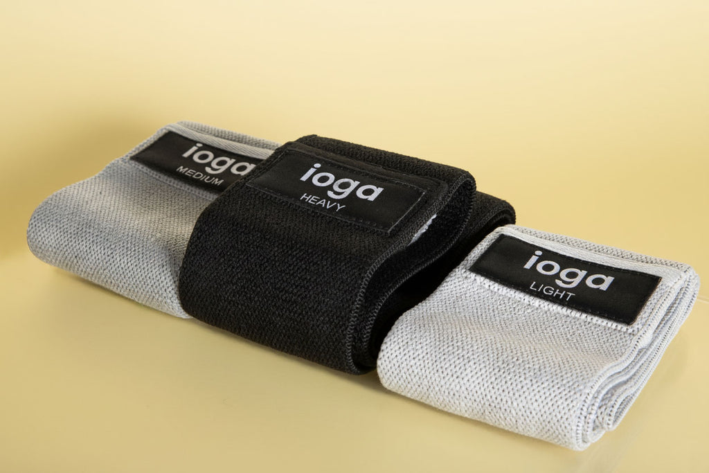 Set de Bandas de Resistencia ioga – 3 niveles antideslizantes.