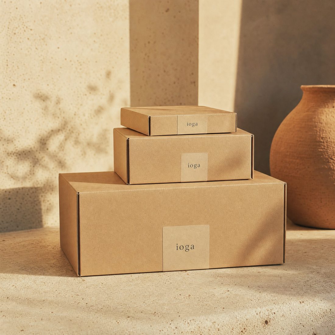 Cajas de envío ioga
